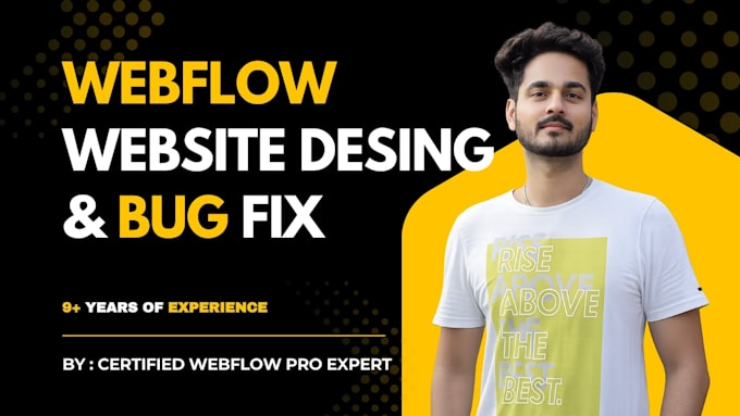 build a professional webflow website, webflow expert