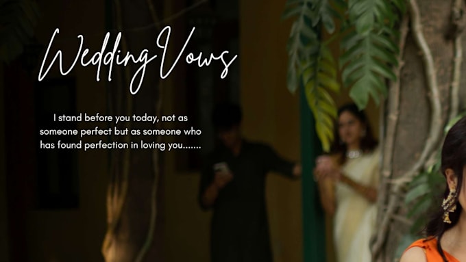 write personalized wedding vows and speeches