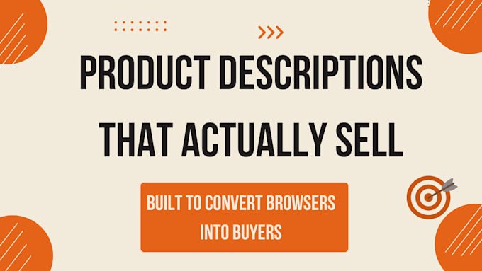 write product descriptions that convert clicks into sales