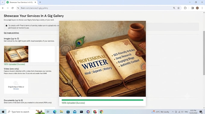 write hindi gujarati and kutchi content