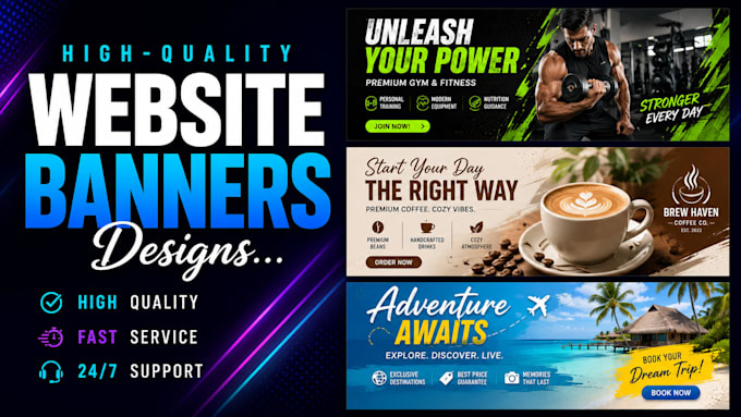 create website or advertisement banners