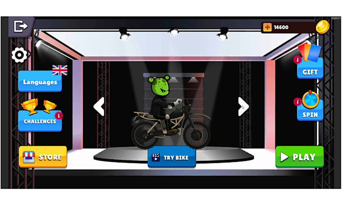 develop 2d bike racing game in unity with smooth physics