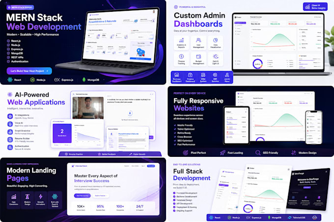 build a responsive mern stack website