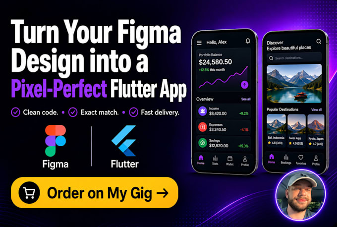 turn your figma design into a pixel perfect flutter app