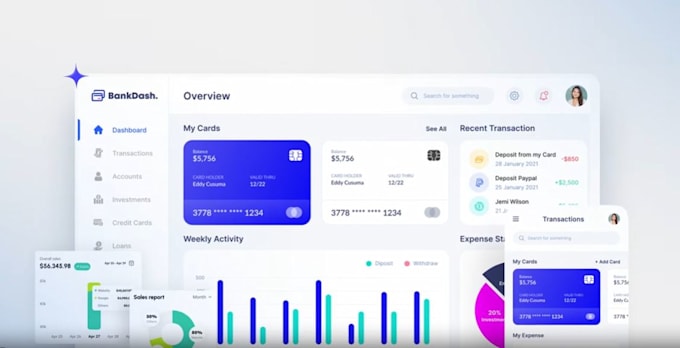 create a saas explainer video product demo video software animated UI saas demo