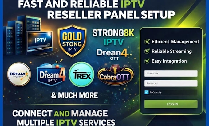 setup strong8k panel, mega ott, lion ott, dream4k, trex, plixir panel