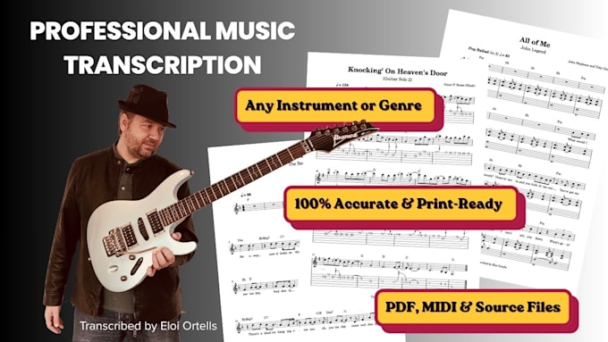 transcribe music to professional sheet music using musescore