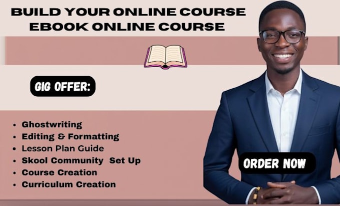 create ebook online course content ghostwrite ebook and skool course creation