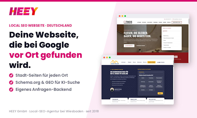 deine lokal SEO optimierte business webseite für deutschland erstellen