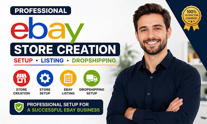 ebay store creation ebay store setup ebay listing ebay dropshipping