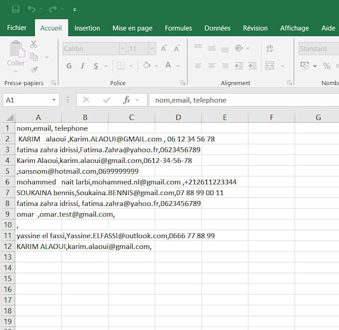 clean, organize and format your excel, CSV or PDF data