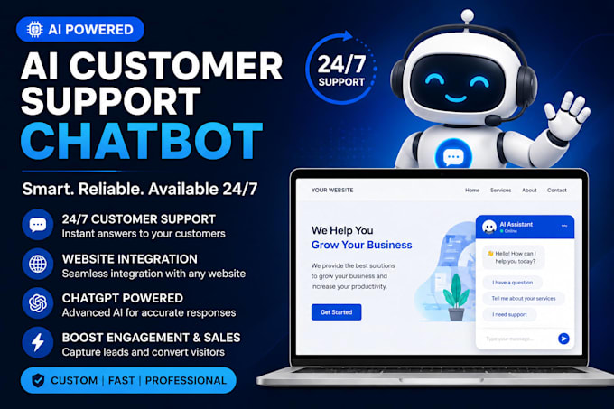 build an ai customer support chatbot for your website