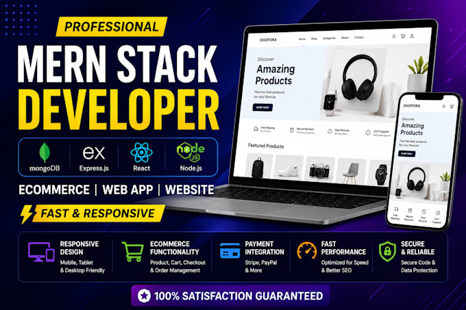 build your full stack ecommerce website