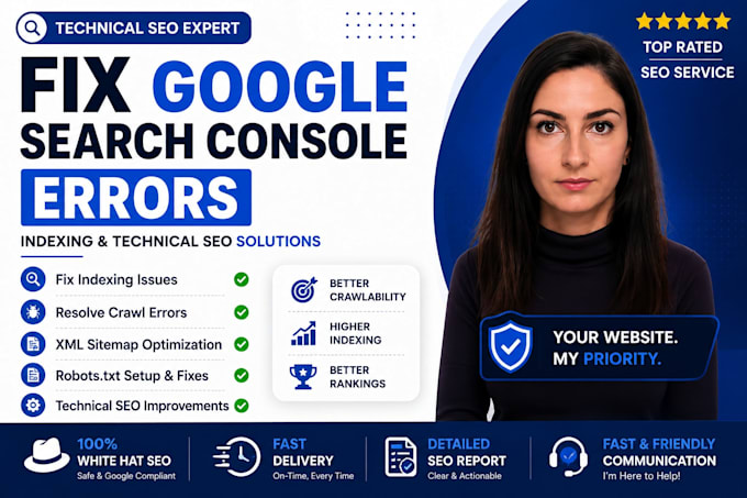fix google search console errors indexing and technical SEO
