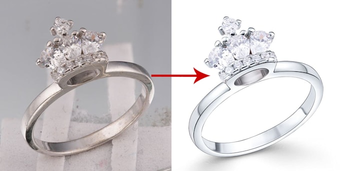 do professionally jwelery retouching   service in photoshop