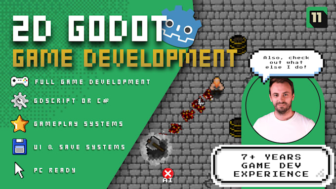 develop you a complete godot game for PC