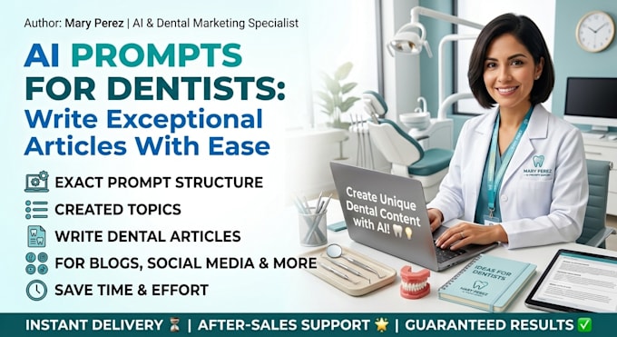 create advanced ai prompts for dental articles and blogs