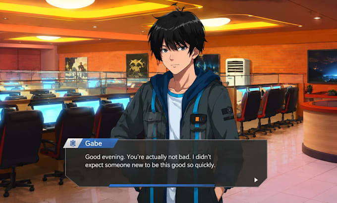 create your full interactive story dating sim or visual novel game from scratch