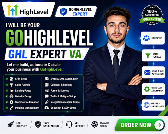 be your gohighlevel ghl expert VA