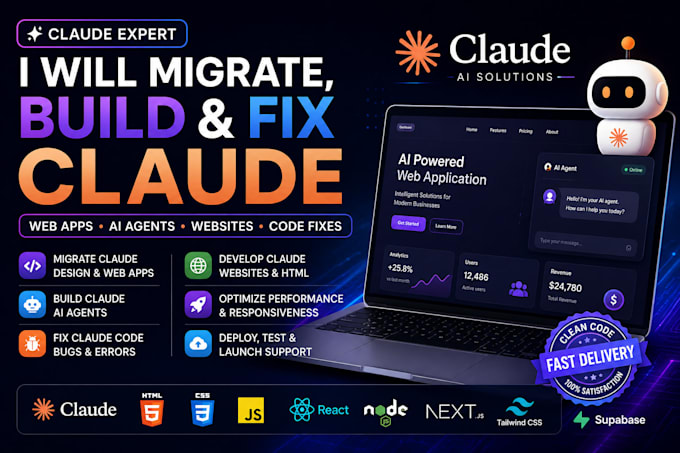 migrate claude design webapp claude ai agent claude website html claude code fix
