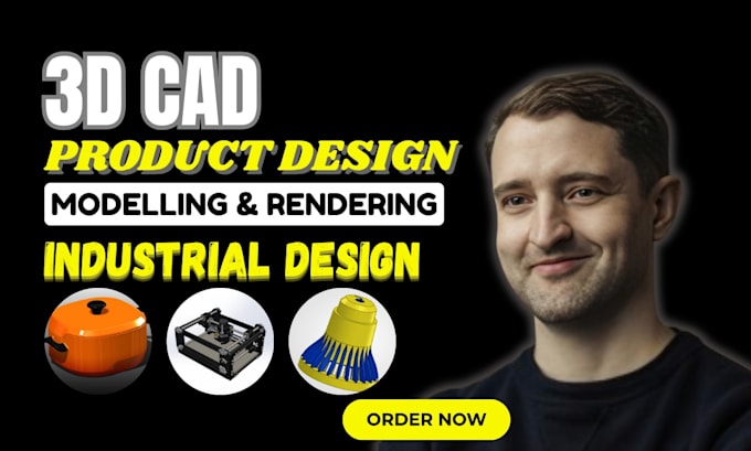 do 3d cad design and mechanical design for manufacturing