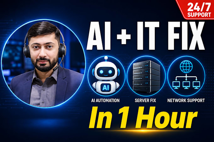 do remote IT support for windows and vmware in 1hr