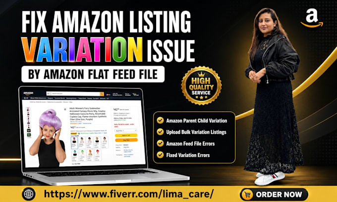 fix amazon parent child variation or create variations listing by flat feed file