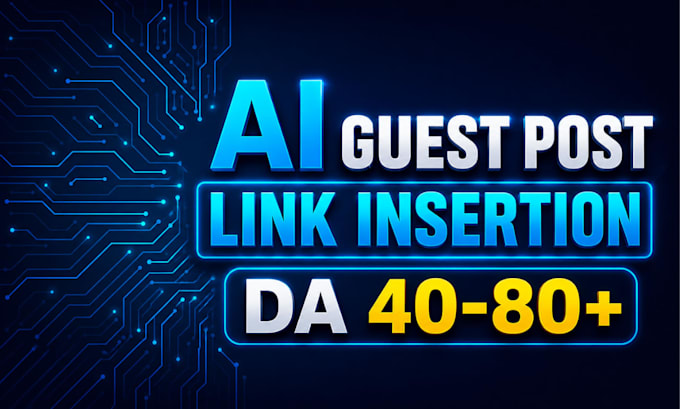 provide ai guest post with ai backlinks on high authority tech blogs