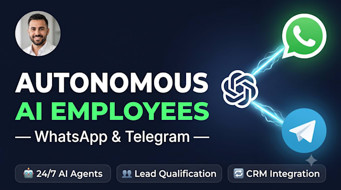 autonomous whatsapp and telegram ai agents using n8n