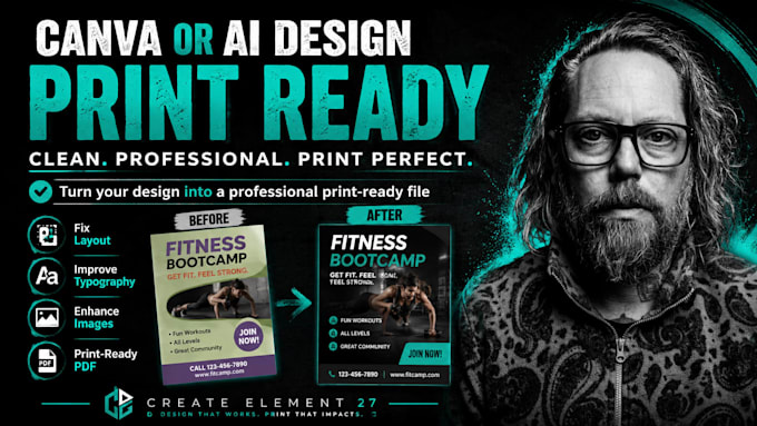 make your canva or ai design print ready