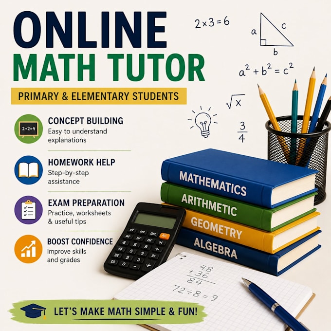 be your online math tutor