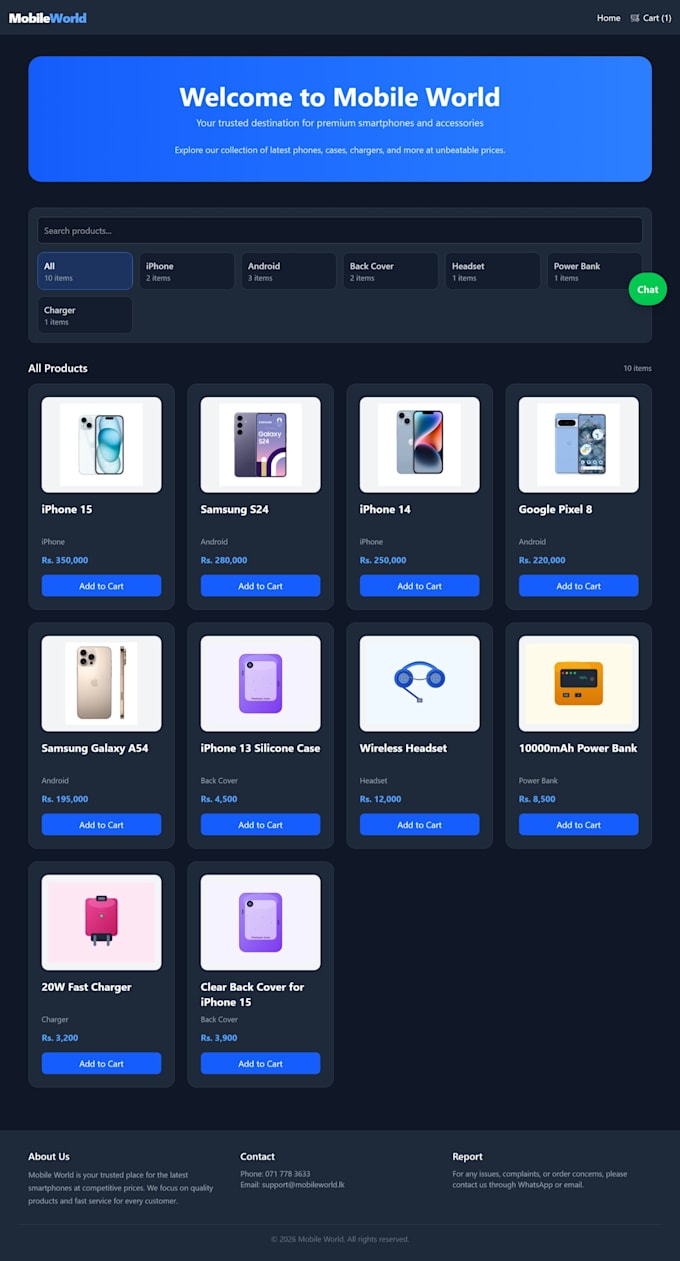develop a modern and responsive web application