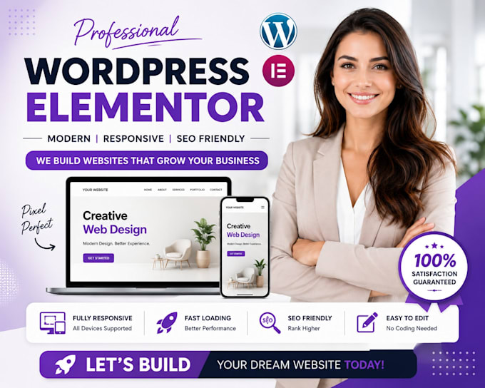 create, clone, copy, duplicate any website with wordpress elementor
