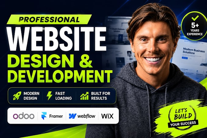 develop migrate odoo framer business website design webflow wix website design