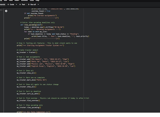 write custom python scripts and fix your code bugs