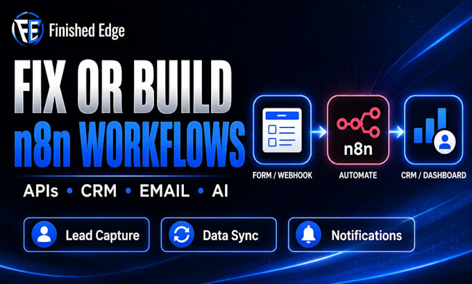fix or build your n8n workflow automation
