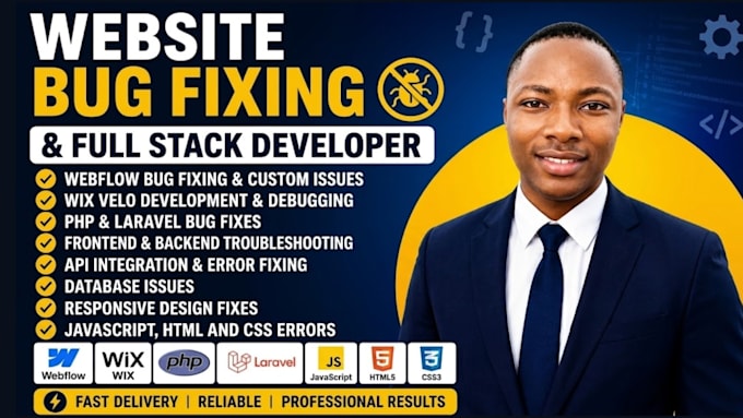 fix webflow bugs wix velo code wix velo wix online course fullstack php laravel