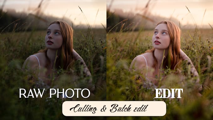 cull and edit your photos professionally