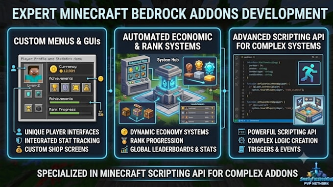create custom minecraft bedrock mods and scripts
