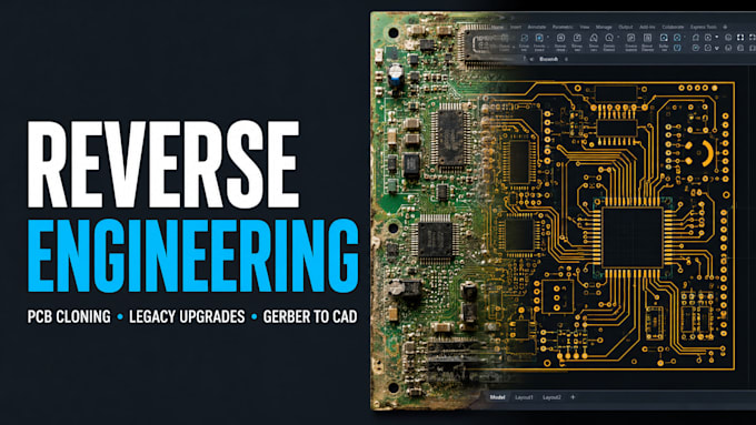 reverse engineer pcb layout or update legacy schematics