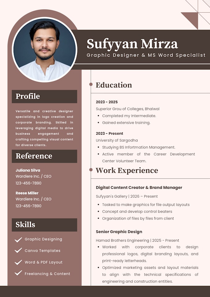 design, format, and layout professional ms word and canva research documents