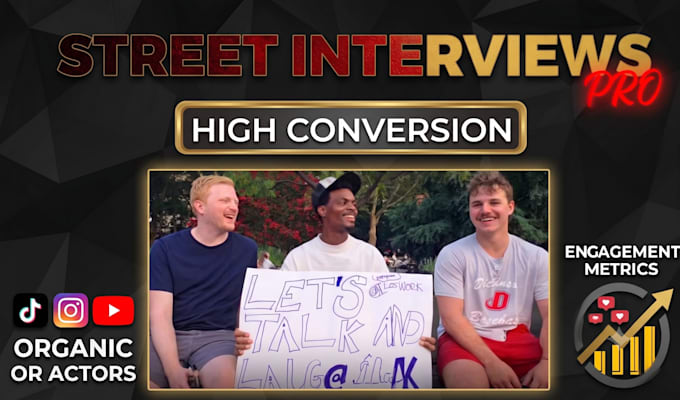 be your american male ugc creator for NYC street interviews