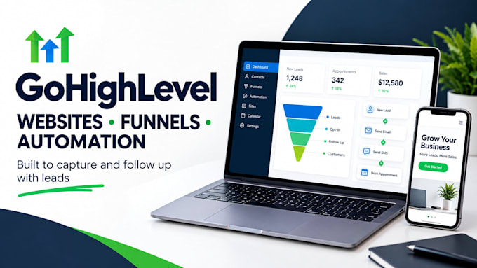 build gohighlevel website, ghl workflow automation, gohighlevel sales funnel