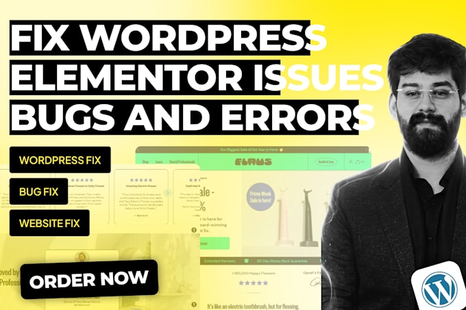 fix wordpress elementor issues bugs and errors
