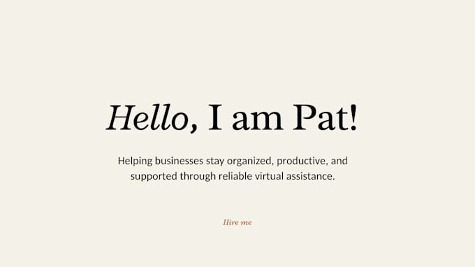 provide virtual assistant services