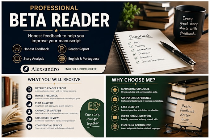 professional beta reader, leitor beta, marketing analyst