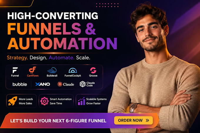 do funnel cartflows builderall funnelcockpit groove bubble io xano claude code