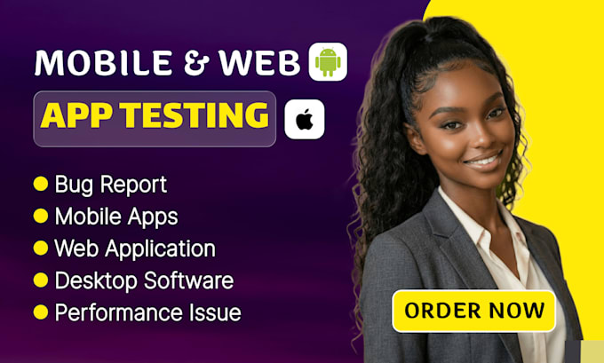 do QA testing, manual testing, software testing, and website testing