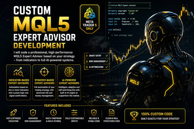 code your expert advisor on mt5