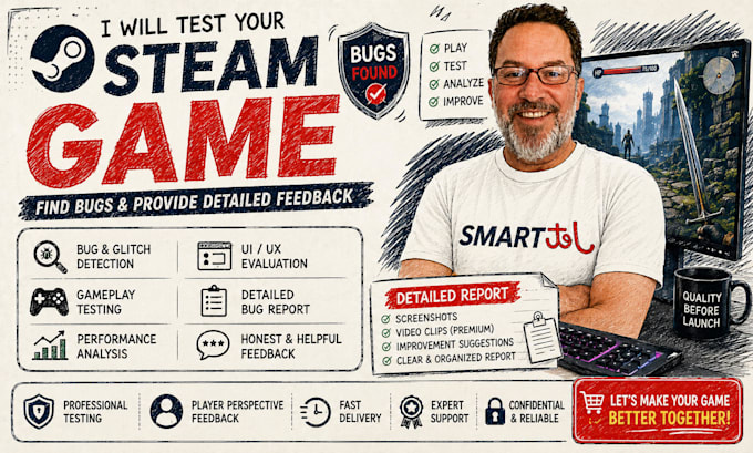 playtest your steam game beta test mobile review professional